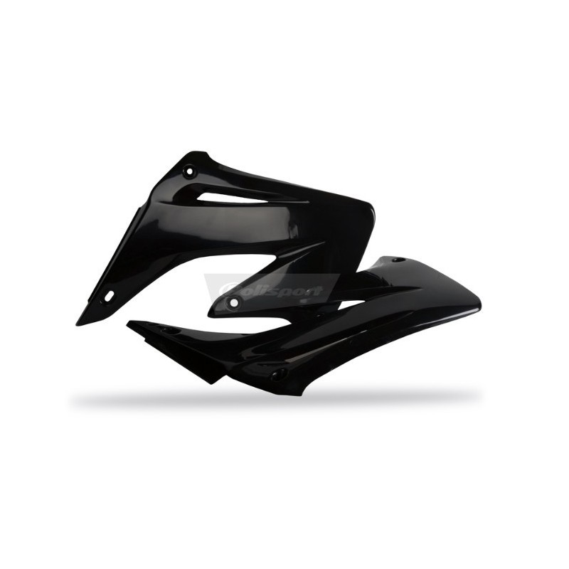 Black POLISPORT radiator fins for HONDA CR 125, 250 from 2002 to 2007
