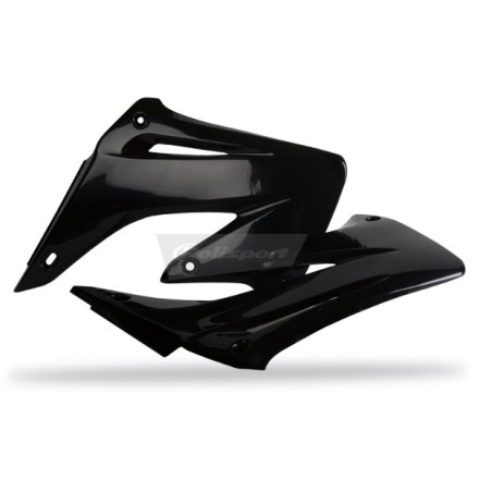 Black POLISPORT radiator fins for HONDA CR 125, 250 from 2002 to 2007