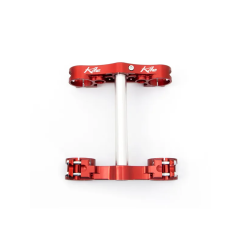 MX-EN KITE fork tips for MotoCross TRIPLE CLAMP 85CC, GAS RED