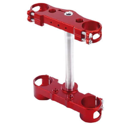 MX-EN KITE fork tips for MotoCross TRIPLE CLAMP 85CC, GAS RED