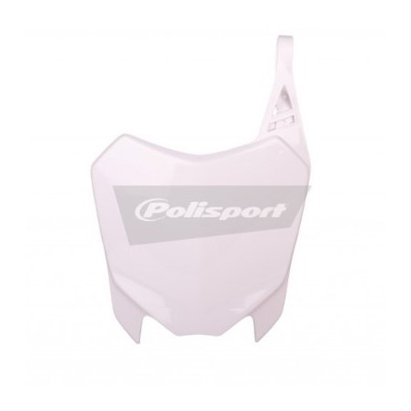 Front number plate POLISPORT white for HONDA CRF 110 from 2013 to 2018