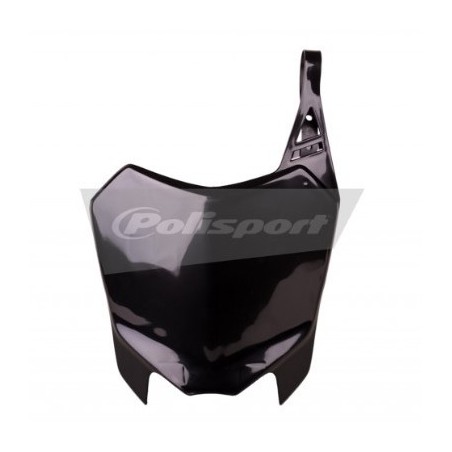 Front number plate POLISPORT black for HONDA CRF 110 from 2013 to 2018