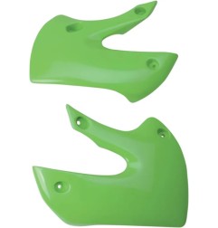 UFO -Ersatz-Kühlerabdeckungen für KAWASAKI KLX 110, KX 65 der Baujahre 2001, 2003, 2004, 2005, 2006,  2024