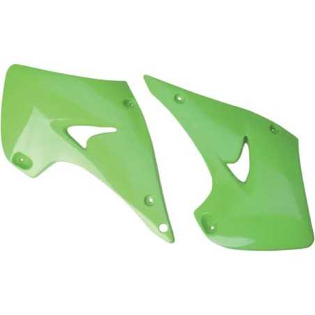 UFO-Seitenverkleidungen für KAWASAKI KX 125, KX 250, KX 500 der Baujahre 2003 bis 2008