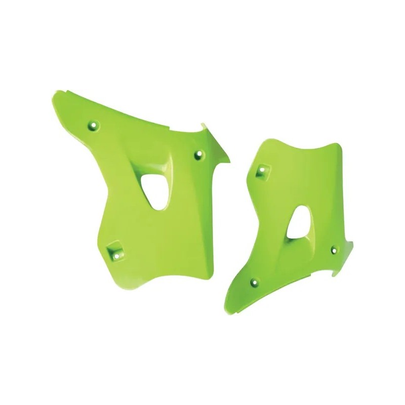 Caches radiateur de rechange UFO pour KAWASAKI KX 125, KX 250 de 1994 à 1998 Caches radiateur de rechange UFO pour KAWASAKI KX 125, KX 250 de 1994 à 1998