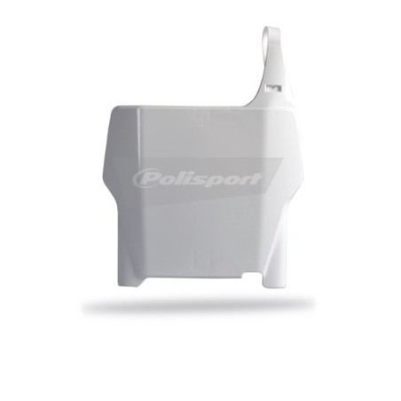 Front number plate POLISPORT white for HONDA CR, CRF 125, 250, 450 from 2004 to 2007