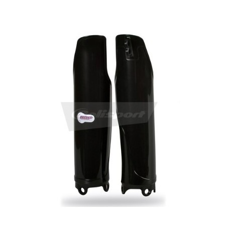 Black POLISPORT fork protectors for HONDA CR, CRF 125, 250, 450 from 2004 to 2024