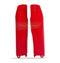 POLISPORT-Gabelschutz in Rot für HONDA CR, CRF 125, 250, 450 von 2004 bis 2024