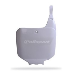 Placa de matrícula POLISPORT blanca para HONDA CR 125, 250, 500 de 1995 a 2001
