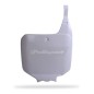 Placa de matrícula delantera POLISPORT blanca para HONDA CRF 250, 450 de 2008 a 2009
