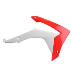 Original/red/black POLISPORT radiator lips for HONDA CRF 250, 450 from 2013 to 2017