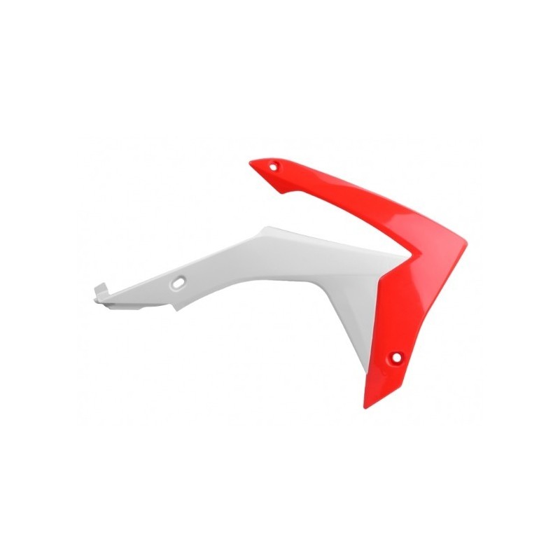 Ouies de radiateur POLISPORT origine/rouge/noir pour HONDA CRF 250, 450 de 2013 à 2017