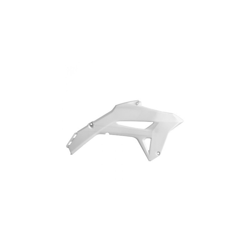 Ouies de radiateur POLISPORT blanc pour HONDA CRF 250, 450 de 2021 à 2024