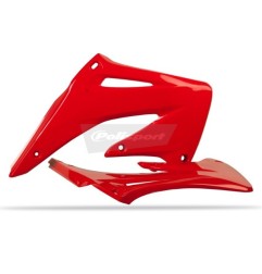 POLISPORT radiator fins red for HONDA CRF 450 from 2002 to 2004