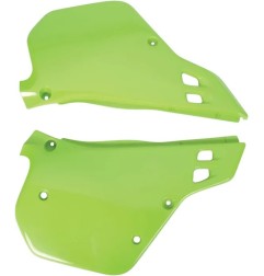 UFO Spare Side Panels for MotoCross Kawasaki KDX 200,KX 125 F,KX 125 G,KX 250,KX 500 D,KX 500 E 1988 to 2001
