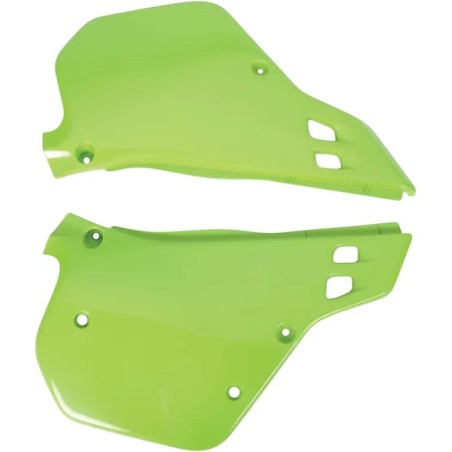 UFO Spare Side Panels for MotoCross Kawasaki KDX 200,KX 125 F,KX 125 G,KX 250,KX 500 D,KX 500 E 1988 to 2001