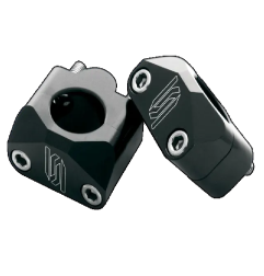 SCAR universal handlebar mounting kit for MotoCross BAR MOUNTS UNI. BLK