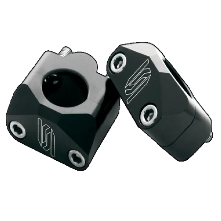 SCAR universal handlebar mounting kit for MotoCross BAR MOUNTS UNI. BLK
