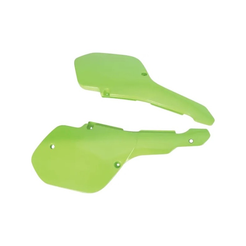 Panneaux Latéraux de Rechange UFO pour KAWASAKI KX 125, KX 250, KX 500 de 1987 Panneaux Latéraux de Rechange UFO pour KAWASAKI KX 125, KX 250, KX 500 de 1987