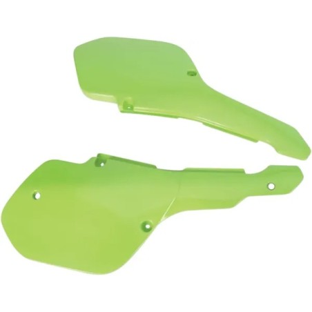 UFO Spare Side Panels for MotoCross Kawasaki KDX 200,KX 125 F,KX 125 G,KX 250,KX 500 D,KX 500 E 1988 to 2001