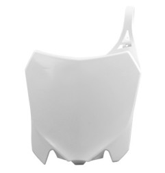 Placa de matrícula delantera POLISPORT blanca para HONDA CRF 250, 450 de 2013 a 2017