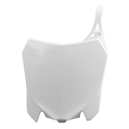 Placa de matrícula delantera POLISPORT blanca para HONDA CRF 250, 450 de 2013 a 2017