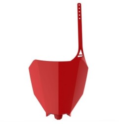 Plaque numéro frontale POLISPORT rouge pour HONDA CRF 250, 450 de 2017 à 2020