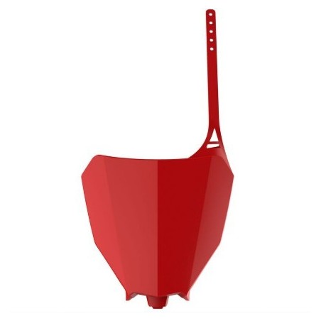 Plaque numéro frontale POLISPORT rouge pour HONDA CRF 250, 450 de 2017 à 2020
