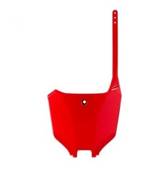 Plaque numéro frontale POLISPORT rouge pour HONDA CRF 250, 450 de 2021 à 2026