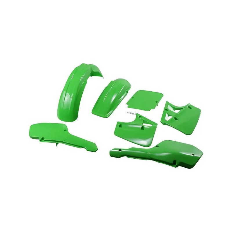 Kit carrosserie UFO pour motocross KAWASAKI KX 250, KX 500 C, 1987
