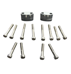 Kit de réhausseur de pontets en aluminium EMGO pour MotoCross