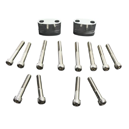 EMGO aluminium bridge kit for MotoCross RISER KIT HANDLEBAR 7/8 ALUM