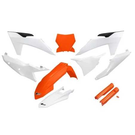 Kompletter Kunststoffsatz UFO für KTM SX 125, 250, 300, SX-F 250, 350, 450 der Modelljahre 2023 bis 2024