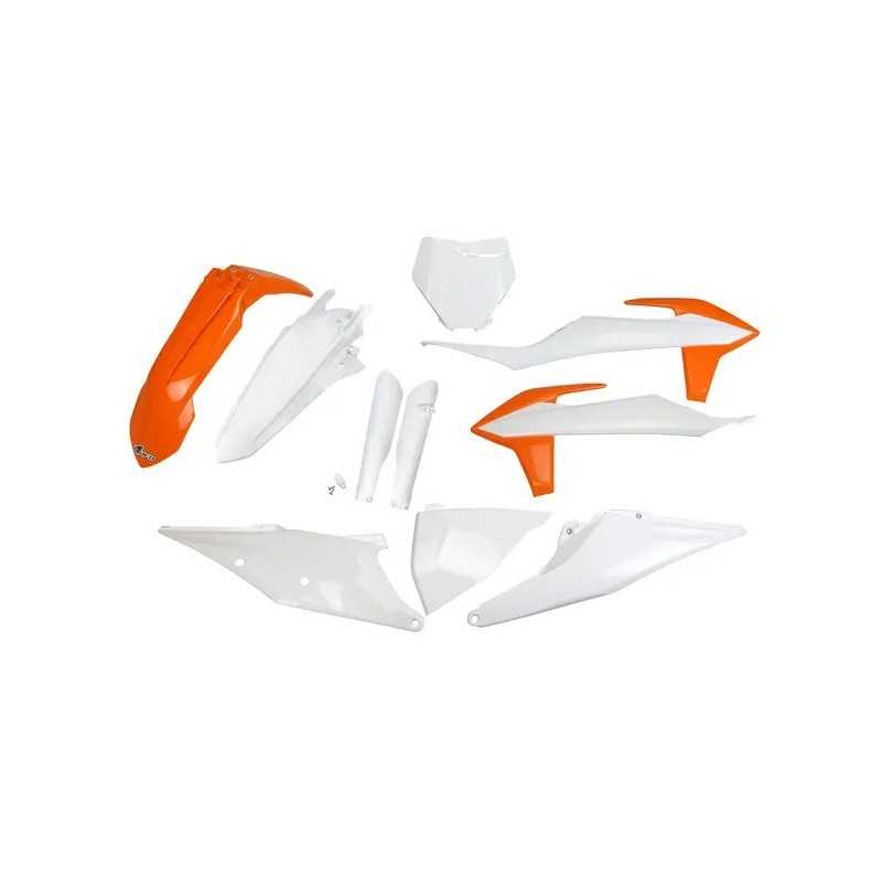 Kompletter Ersatz-Kunststoffsatz „ UFO “ für KTM SX 125, 250, 300, SX-F 250, 350, 450 der Modelljahre 2019 bis 2022