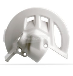 Couvre disque avant POLISPORT blanc pour HONDA CR, CRF 125, 250, 450 de 1995 à 2008