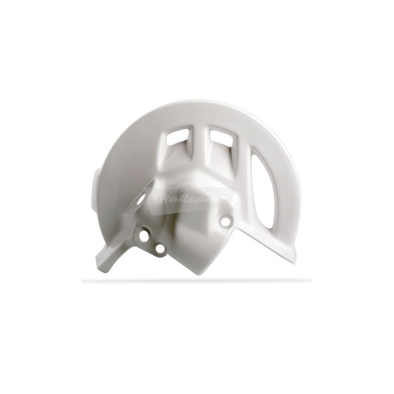 Couvre disque avant POLISPORT blanc pour HONDA CR, CRF 125, 250, 450 de 1995 à 2008 Couvre disque avant POLISPORT blanc pour HONDA CR, CRF 125, 250, 450 de 1995 à 2008
