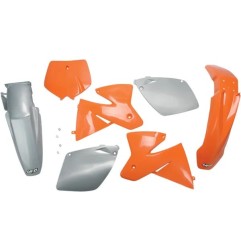 Complete Plastic UFO Replacement Kit for MotoCross KTM SX 125,SX 250,SX 380,SX 400,SX 400 RACING,SX 520,SX 520 RACING 2000