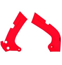 Protections de cadre POLISPORT rouge/noir pour HONDA CRF 250, 450 de 2017 à 2019
