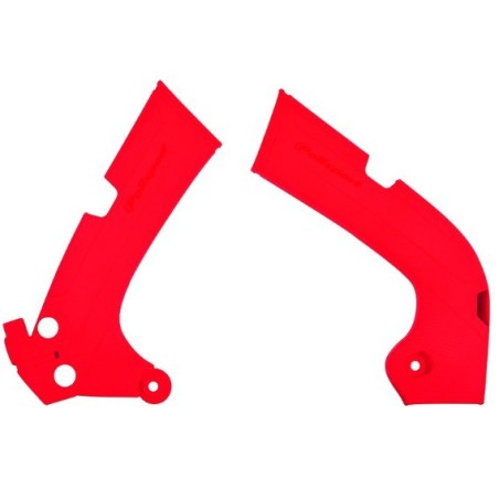 Protections de cadre POLISPORT rouge/noir pour HONDA CRF 250, 450 de 2017 à 2019