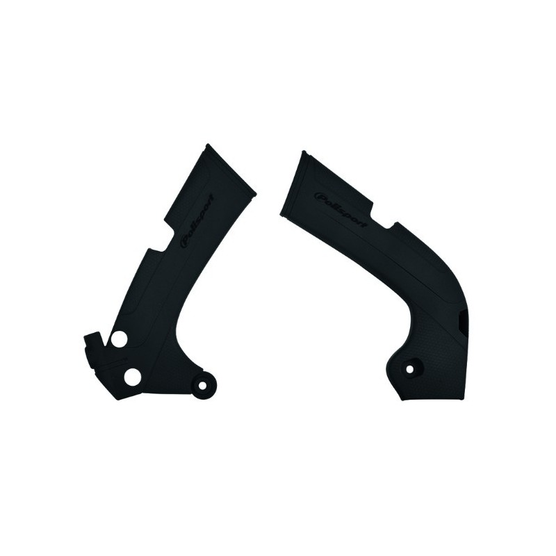 Protections de cadre POLISPORT noir pour HONDA CRF 250, 450 de 2021 à 2024