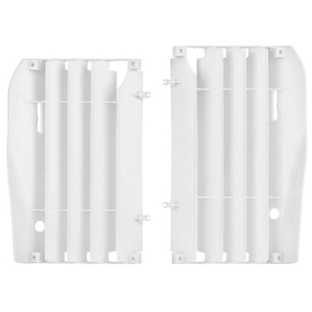 Cache radiateur POLISPORT blanc pour HONDA CRF 450 de 2009 à 2012