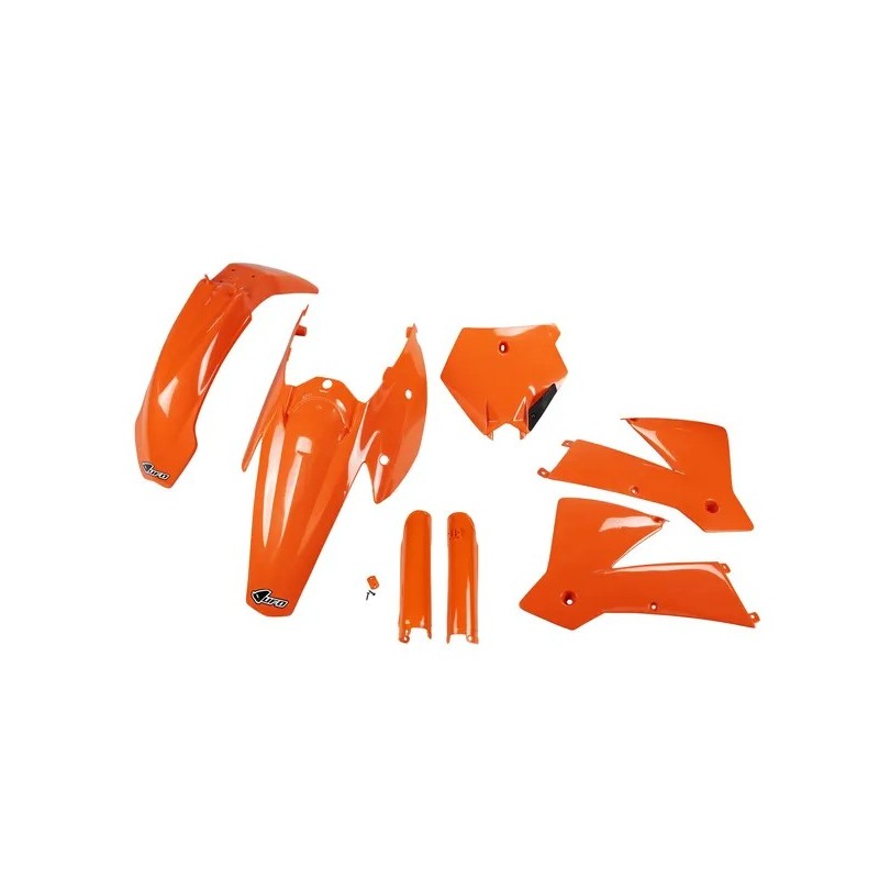 Kit Plastique Complet de Remplacement UFO pour KTM SX 125, 200, 250, 400, 450, 525 de 2004