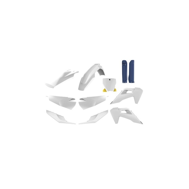 Kit carénage plastique complet POLISPORT origine pour HUSQVARNA FC, TC 125, 250, 350, 450 de 2019 à 2022 Kit carénage plastique complet POLISPORT origine pour HUSQVARNA FC, TC 125, 250, 350, 450 de 2019 à 2022