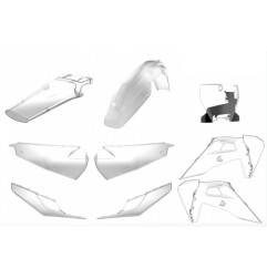 Kit completo de carenado de plástico transparente POLISPORT para HUSQVARNA FC, FS, TC 125, 250, 350, 450 de 2019 a 2022