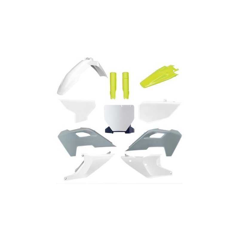 Kompletter Original-Kunststoffverkleidungssatz von POLISPORT für HUSQVARNA FC, TC 125, 250, 350, 450 der Modelljahre 2023 bis 20