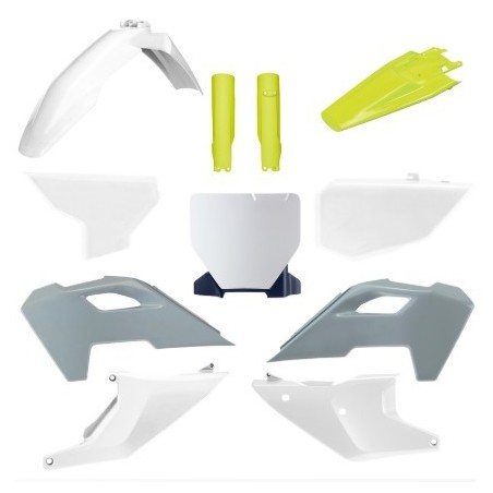 Kit completo de carenado de plástico original POLISPORT para HUSQVARNA FC, TC 125, 250, 350, 450 de 2023 a 2024