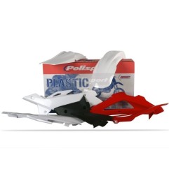 Kompletter Original-Kunststoffverkleidungssatz von POLISPORT für HUSQVARNA TC, TE, WR 125, 250, 450, Baujahre 2003 bis 2008