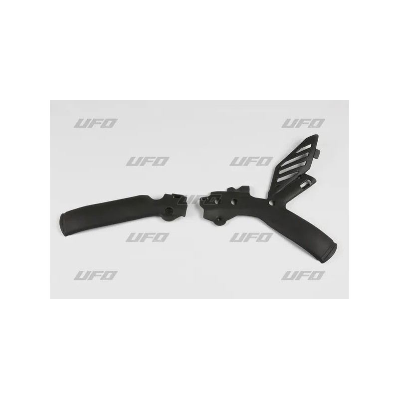 Protections de cadre UFO pour KTM EXC 125, EXC 200, EXC 250, EXC 300, EXC 400, EXC 450 de 2009 à 2011 Protections de cadre UFO pour KTM EXC 125, EXC 200, EXC 250, EXC 300, EXC 400, EXC 450 de 2009 à 2011