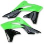 UFO replacement radiator caps for MotoCross KAWASAKI KX 250 F 2013 to 2016 UFO replacement radiator caps for MotoCross KAWASAKI KX 250 F 2013 to 2016