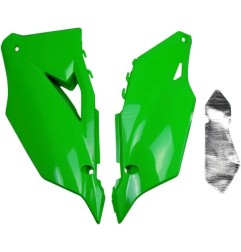 Panneaux Latéraux de Rechange UFO pour MotoCross KAWASAKI KX 250, KX 250 X, KX 450, KX 450 F, KX 450 SR, KX 450 X 2019 à 2024